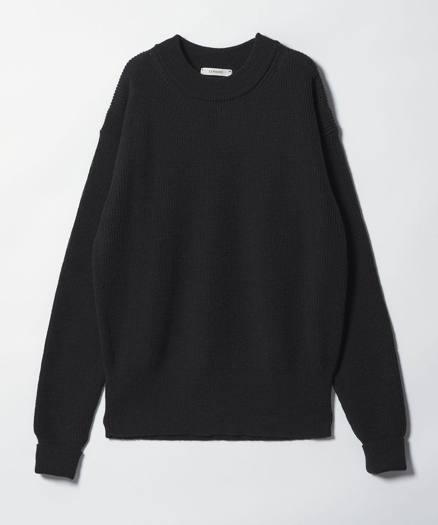 LEMAIRE＞BOXY ROUND NECK SWEATER/ラウンドネック セーター