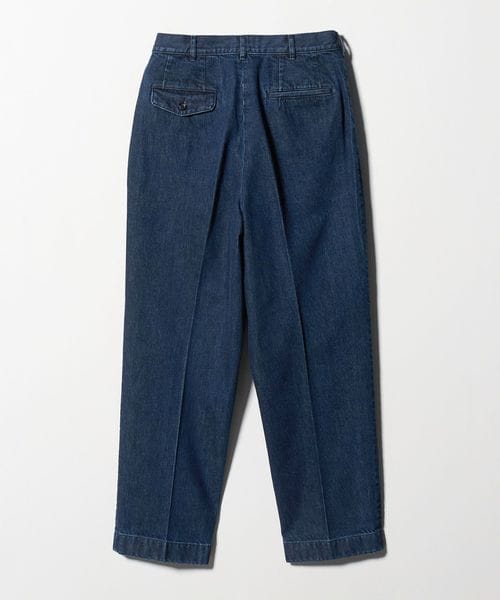 Steven Alan ツータックワイドデニムトラウザー STEVEN ALAN スラックス 「Steven Alan」 13.5oz デニム イン