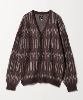 NEEDLES/□＜NEEDLES＞MOHAIR CARDIGAN ‐ GEOMETRIC/ジオメトリック モヘヤカーディガン/カーディガン / ボレロ