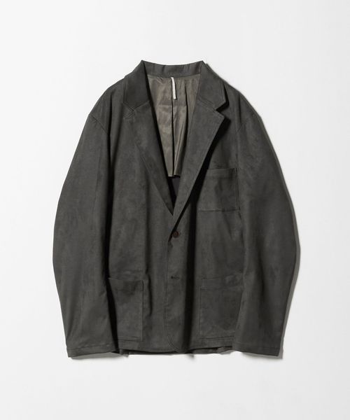 m's braque/＜m’s braque＞スエードライク 3パッチポケット シングルジャケット/テーラードジャケット