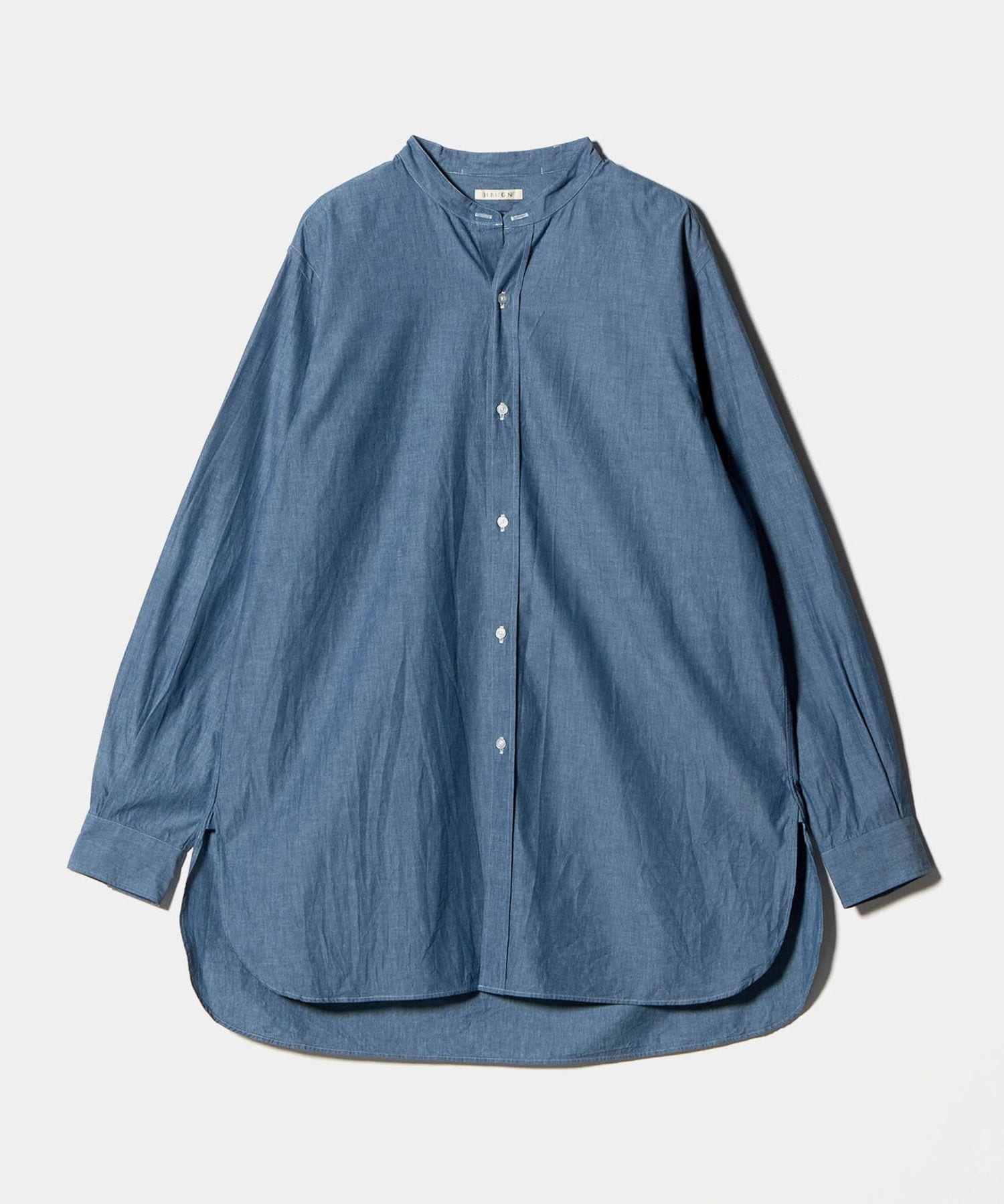 HEUGN Rob バンドカラーシャツ 21ss ユーゲン