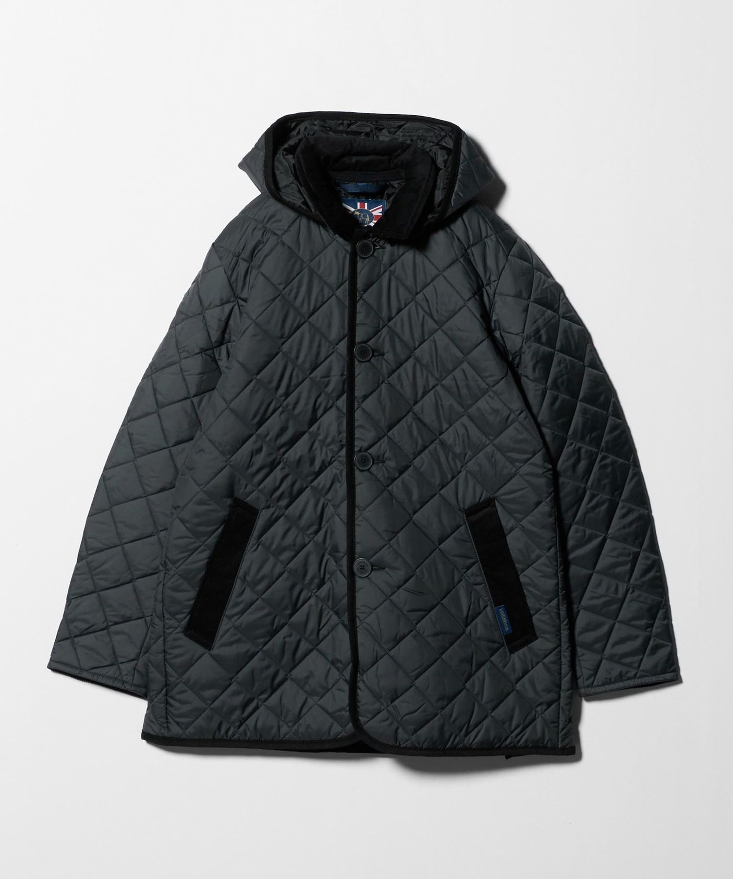 ユナイテッドアローズ別注ラベンハム　デンストン LAVENHAM＞DENSTON/デンストン/フーディ キルティングジャケット