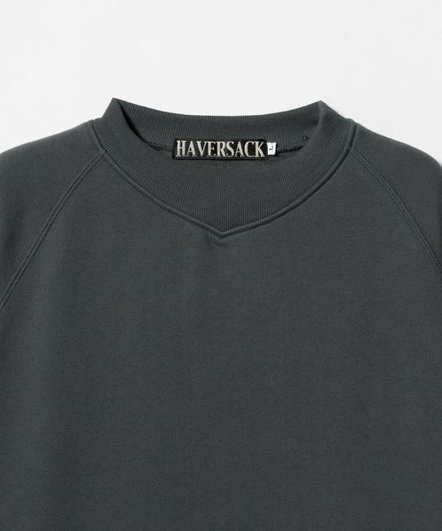 【試着のみ】HAVERSACK・クルーネック ショートスウェット 試着のみ】HAVERSACK・クルーネック ショートスウェット