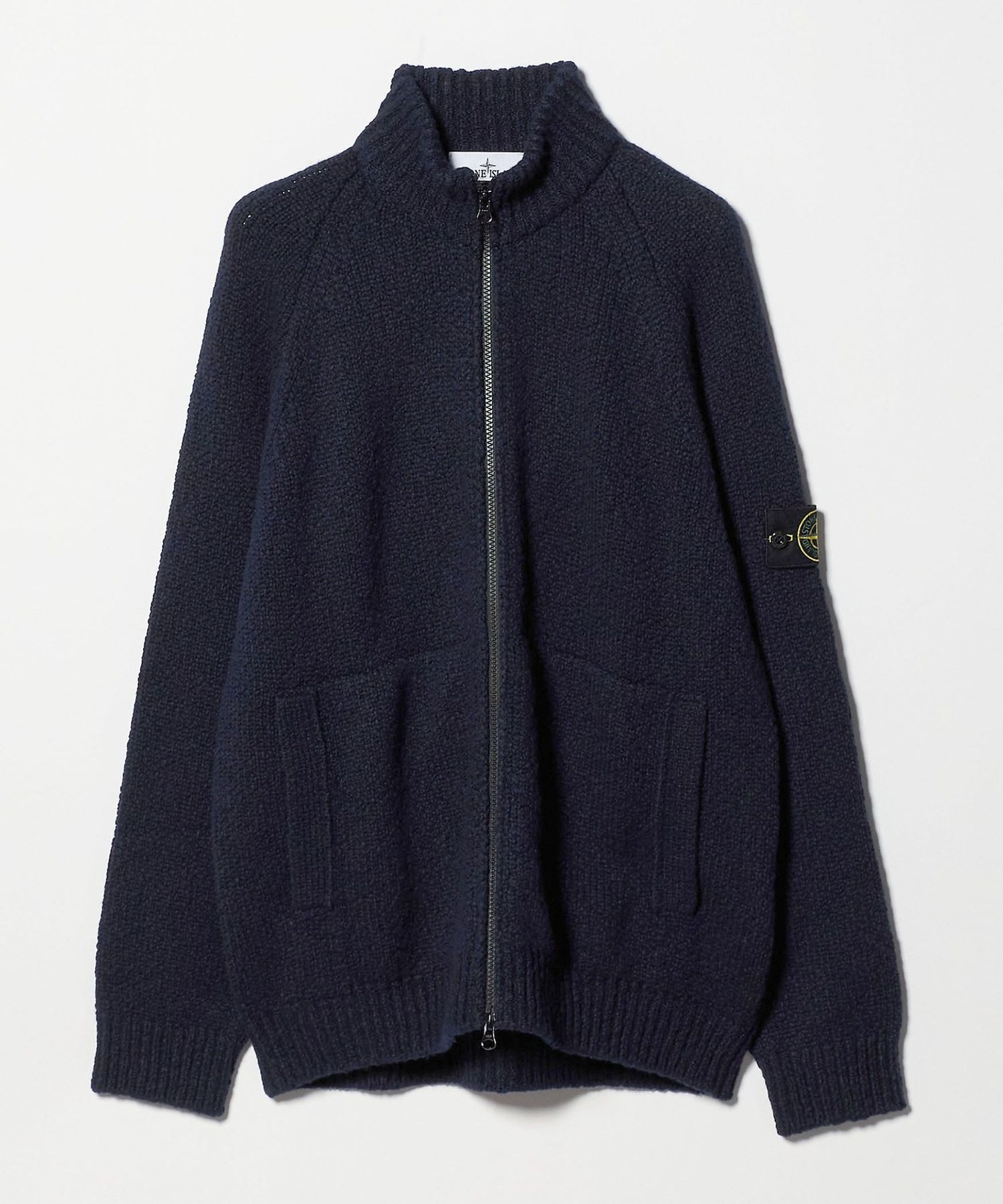 Stone  ジップアップニット STONE ISLAND＞ジップアップ ニット