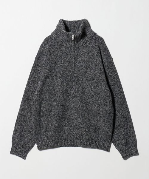 ATON/＜ATON＞HALF ZIP SWEATER/ハーフジップ セーター/ニット / セーター