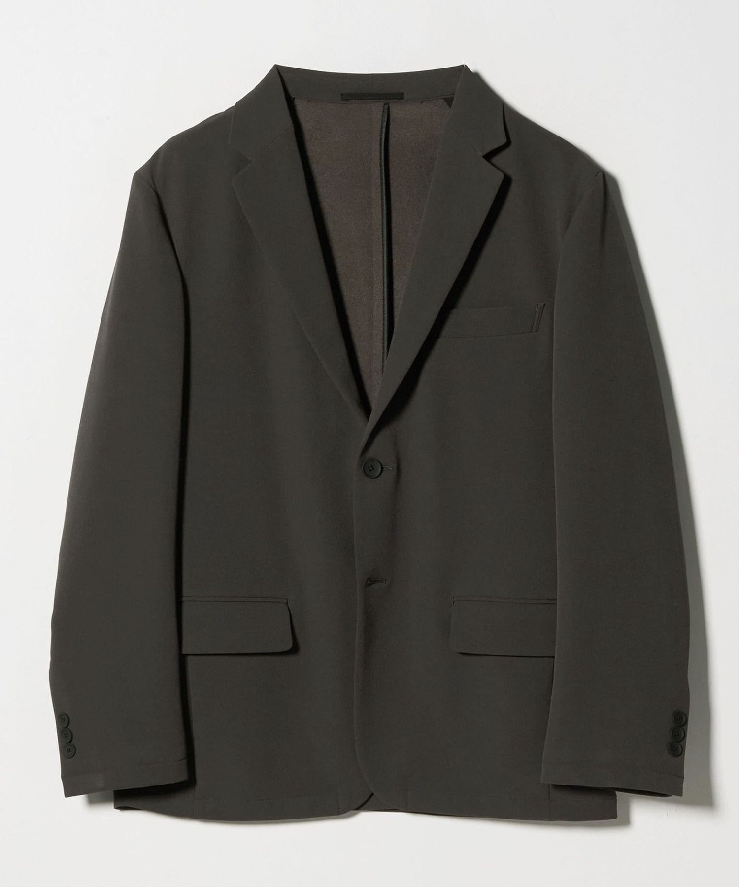 PERTEX バックブラッシュド シングル2ボタン テーラード