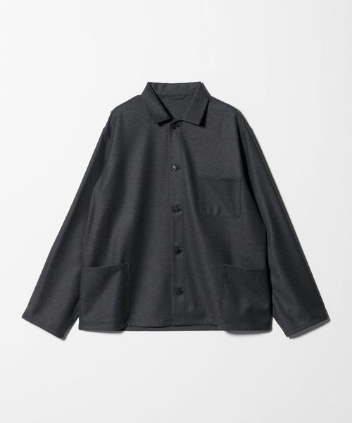 HEUGN/＜HEUGN＞Even Gray Flannel Blouson/フランネル ブルゾン/その他コート / ブルゾン