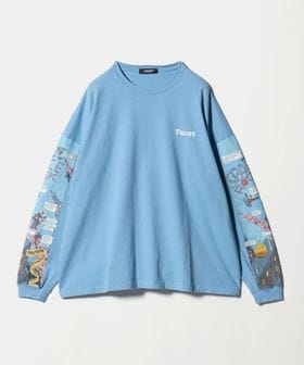 UNDERCOVER/＜UNDERCOVER＞FAUST コットン ワイド ロングスリーブ プリントTシャツ/Tシャツ / カットソー