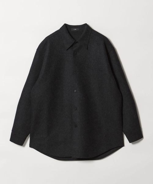 Cale/＜Cale＞Wool Felt Shirt/ウール フェルト シャツ/シャツ / ブラウス