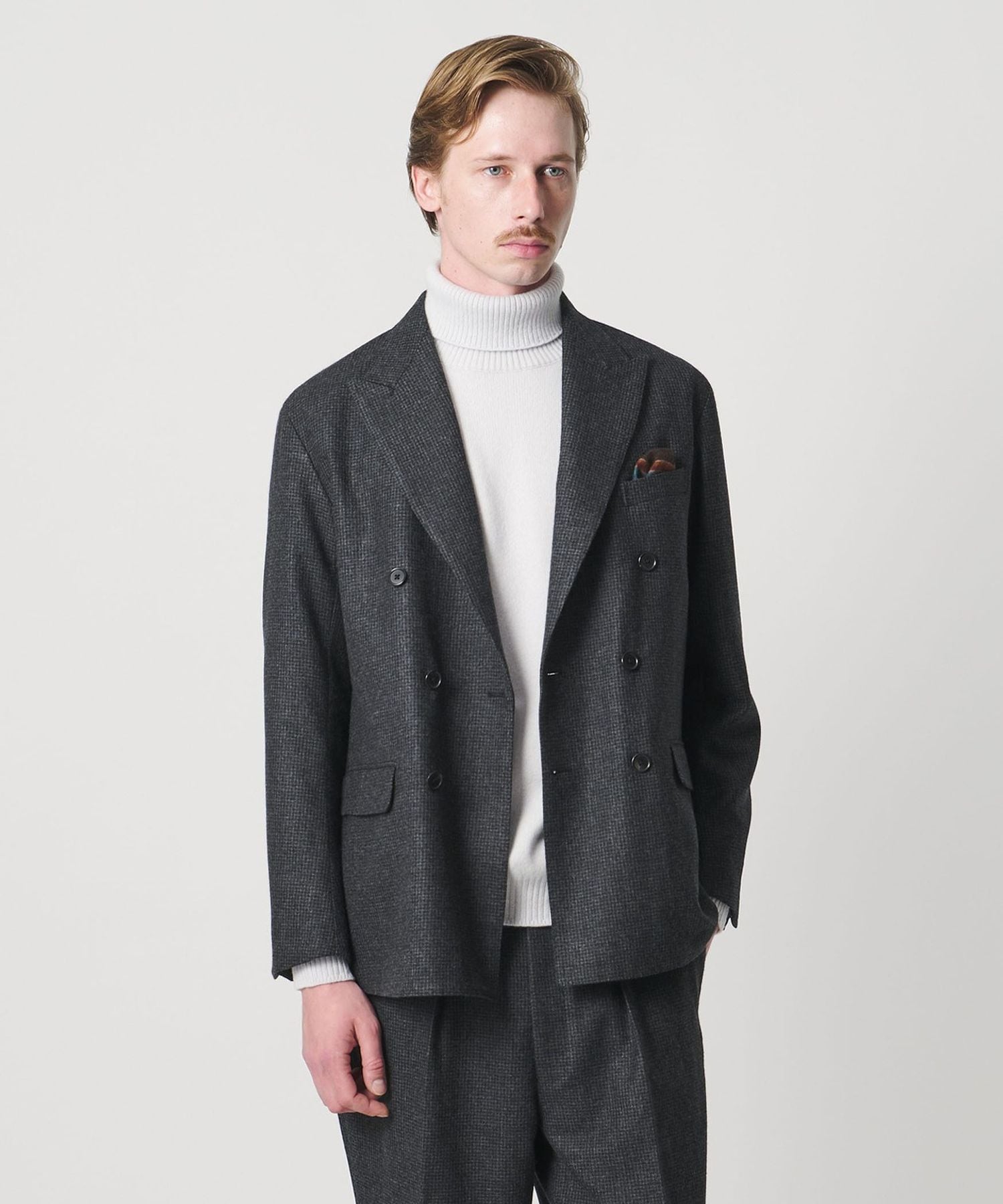 UNITED ARROWS ユナイテッドアローズ ジャケット ハウンドトゥース ハウンドトゥース シングル 3ボタン テーラード ジャケット R