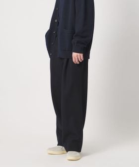 District/＜District＞ウール ナイロン メルトン 2プリーツ ワイドパンツ/スラックス