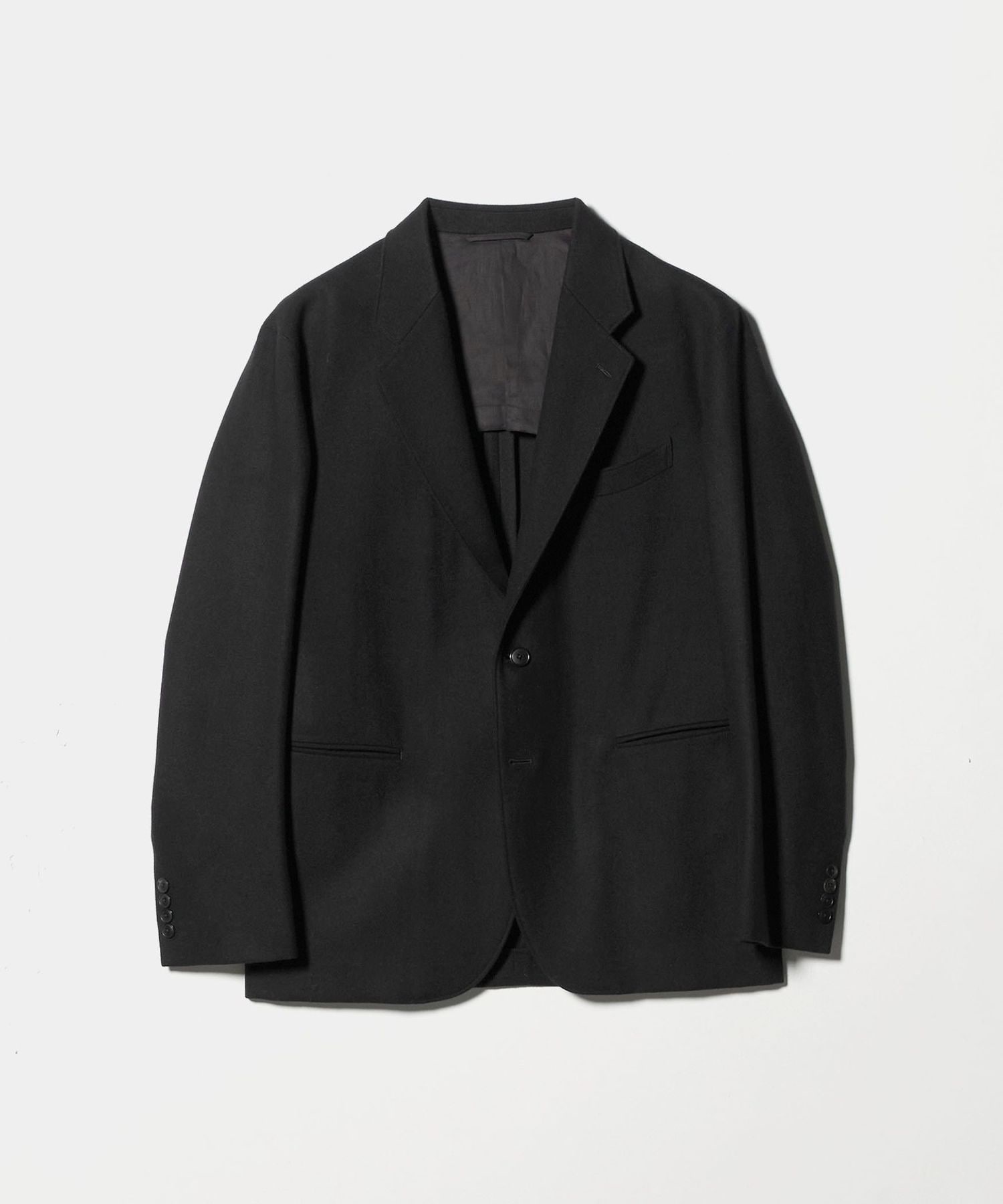 HEUGN＞Steve/ウールフランネル シングル2ボタンジャケット