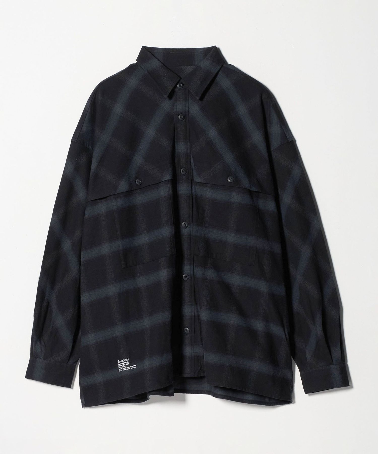 FreshService＞FLANNEL CHECK OVER YOKE SHIRT/フランネルチェック シャツ