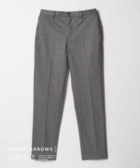 UNITED ARROWS/ホームスパン ジャージー ノープリーツ パンツ UA COZY ウォッシャブル ヨコストレッチ 防しわ/セットアップ パンツ