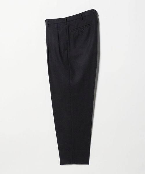 HEUGN/＜HEUGN＞Geoge Flannel 2P/ウールフランネル 2プリーツ スラックス/スラックス