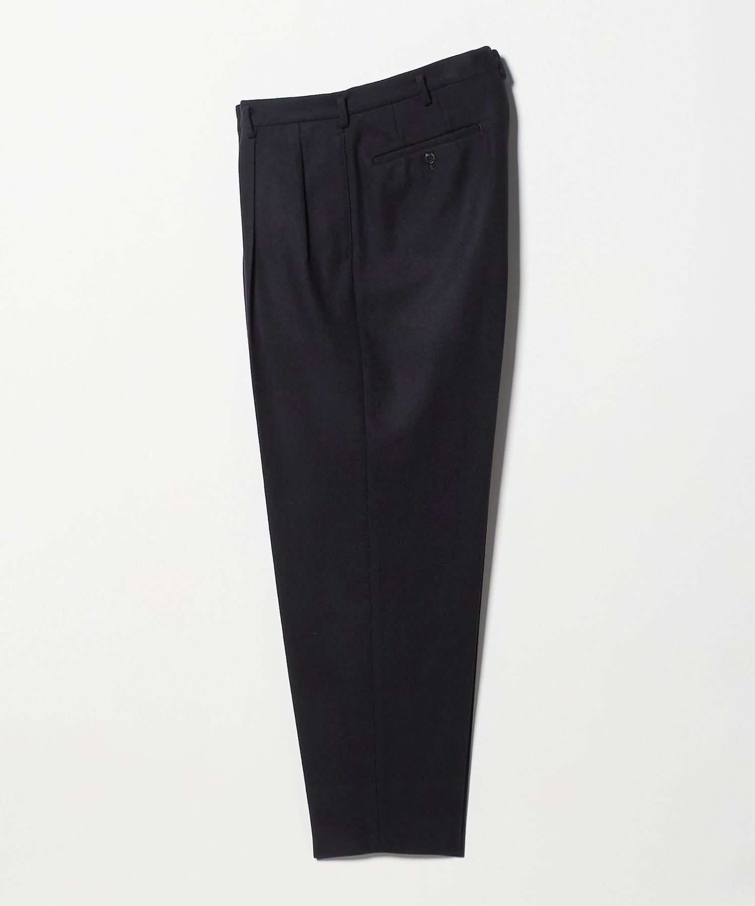 HEUGN＞Geoge Flannel 2P/ウールフランネル 2プリーツ スラックス