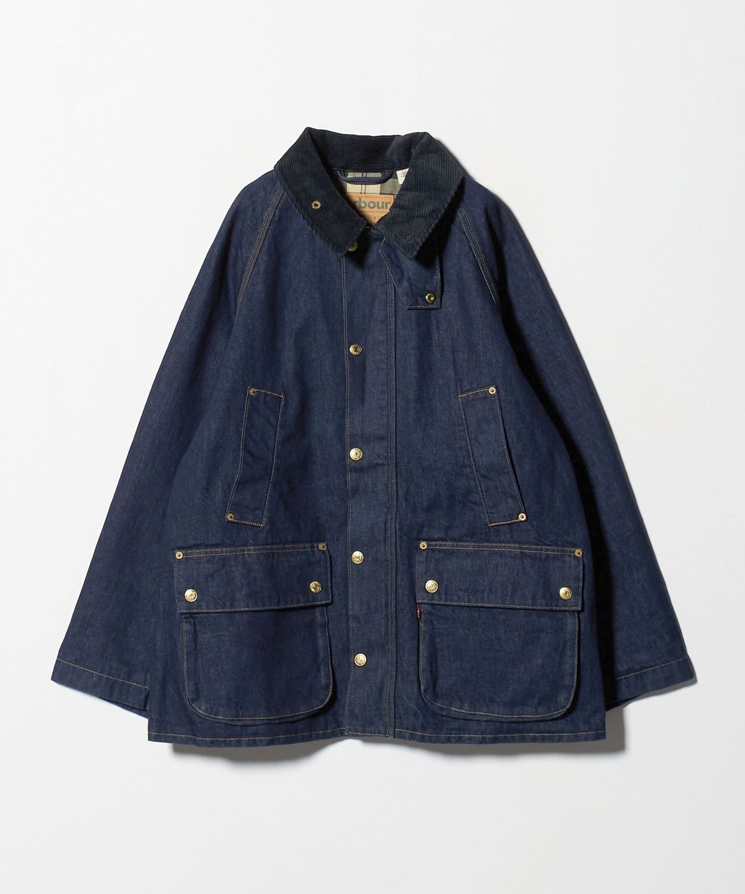 ジャケット・アウター LEVI'S x Barbour Bedale Denim Jacket L Levi's® X Barbour Oversized Bedale Jacket - Dark Wash
