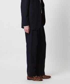 District/＜District＞シュリンク サージ 2プリーツ テーパードパンツ/セットアップ パンツ