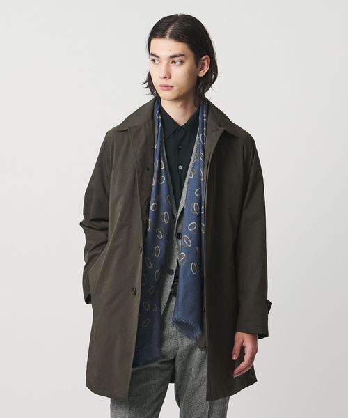 UNITED ARROWS/ピーチツイル バルマカーンコート 撥水/ステンカラーコート