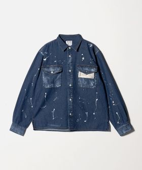 UNITED ARROWS/【別注】＜WESCOT＞スプラッシュ ペイント デニム シャツ/シャツ / ブラウス