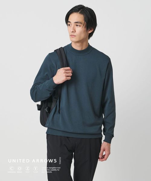UNITED ARROWS/モックネックニット UA COZY ウォッシャブル/ニット / セーター
