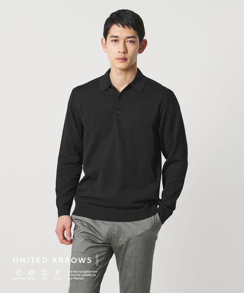 UNITED ARROWS/ニットポロシャツ UA COZY ウォッシャブル/ニット / セーター