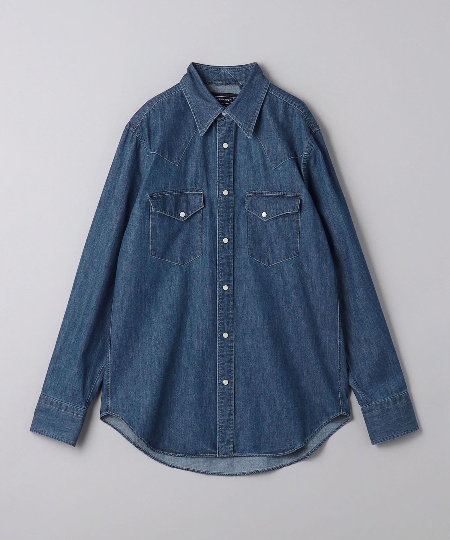 UNITED ARROWS District HAND ROOMシャツ HAND ROOM＞ WESTERN DENIM SHIRT/ウエスタン デニムシャツ