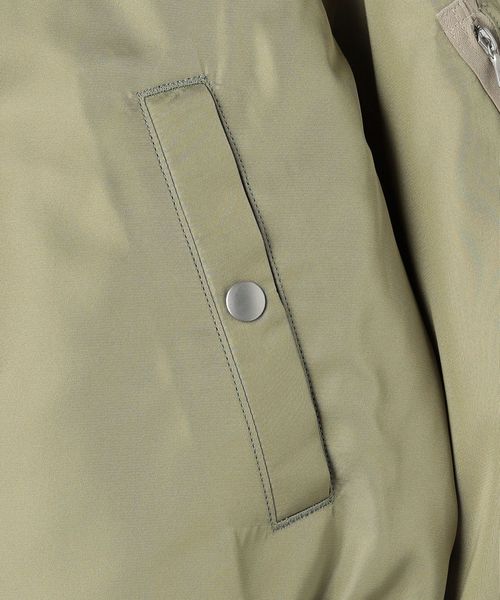 AURALEE ミリタリージャケット オリーブ S AURALEE＞ HIGH DENSITY SILK TWILL FLIGHT BLOUSON/ブルゾン