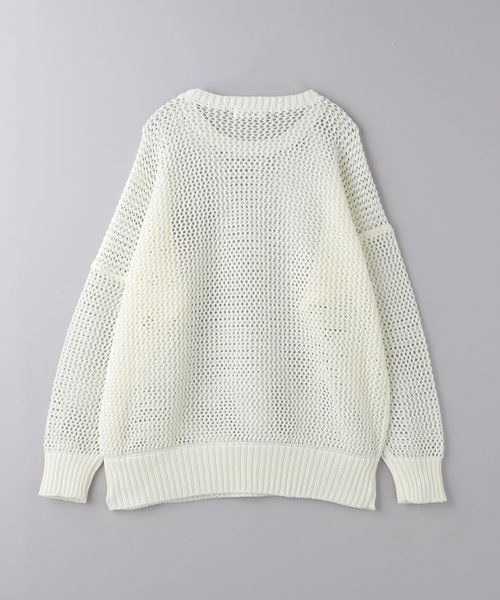 sulvam＞ Mesh Pullover Knit/メッシュ プルオーバー ニット