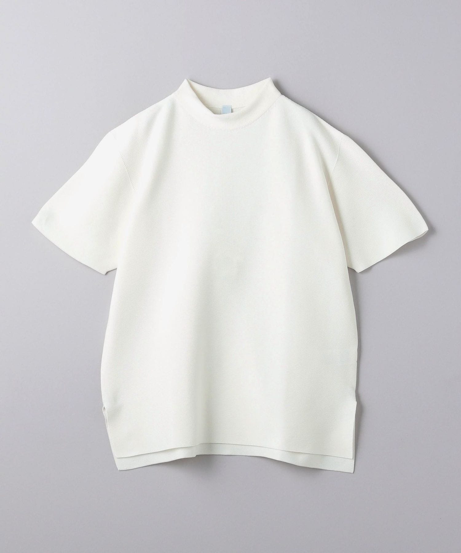 CFCL＞ GARTER MOCKNECK SHORT SLEEVE TEE SHIRT/モックネック T
