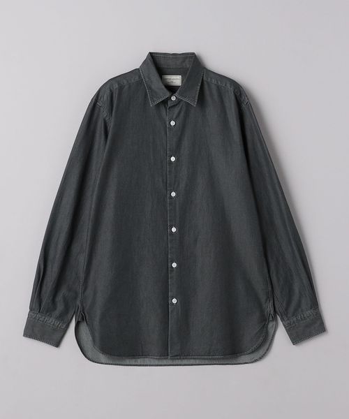 UNITED ARROWS ツイルVカラーシャツジャケット ブラック UNITED ARROWS ツイルVカラーシャツジャケット ブラック UNITED