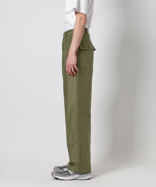 HYKE＞ BACK SATIN BAKER PANTS/バックサテン ベイカーパンツ