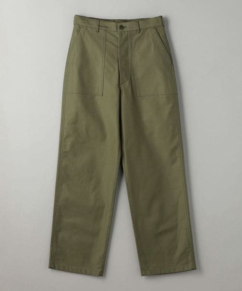 HYKE＞ BACK SATIN BAKER PANTS/バックサテン ベイカーパンツ