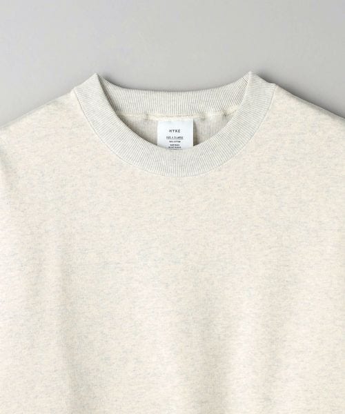 UNITED ARROWS スウェットライク ニット スウェットライク クルーネック ニットプルオーバー
