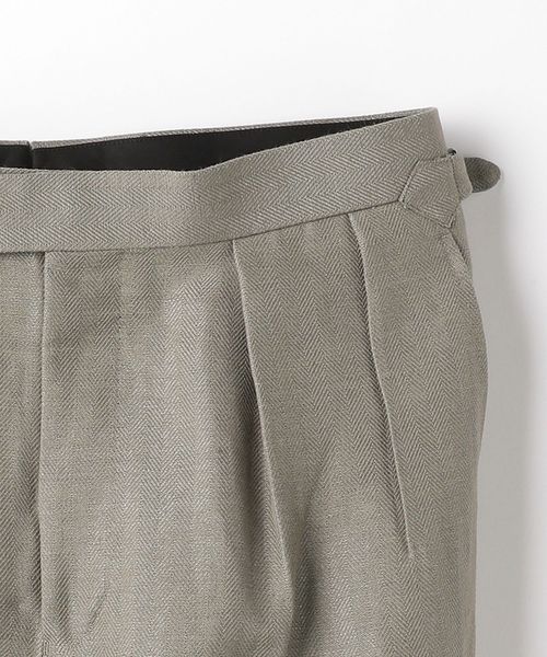＜FUMIYA HIRANO＞ REGENT/ヘリンボーン トラウザーズ Fumiya Hirano THE TROUSERS / REGENT ガンクラブチェック