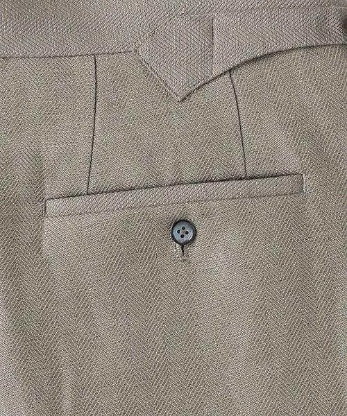 ＜FUMIYA HIRANO＞ REGENT/ヘリンボーン トラウザーズ Fumiya Hirano THE TROUSERS］REGENT (William Halsted) | ICONS