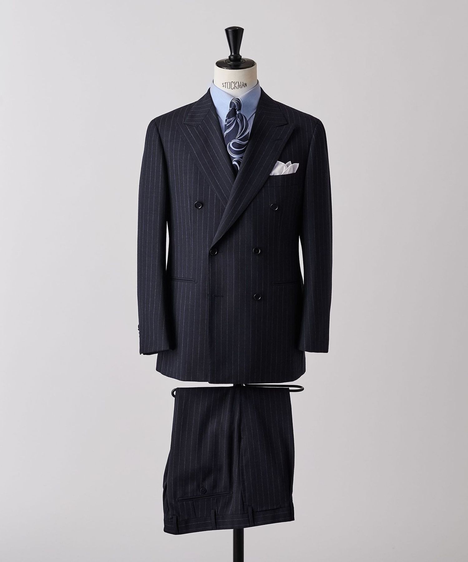 GROSGRAIN ストライプ ダブルブレストスーツセット Cloudstyle】ストライプ ダブルブレステッドスーツ