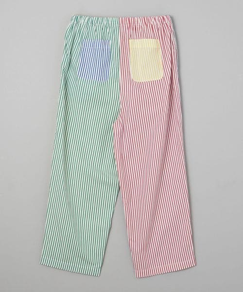 新品／UNITED ARROWS　イタリア製　MANTECO ストライプパンツ 別注】＜Brooks Brothers＞ ストライプ イージーパンツ
