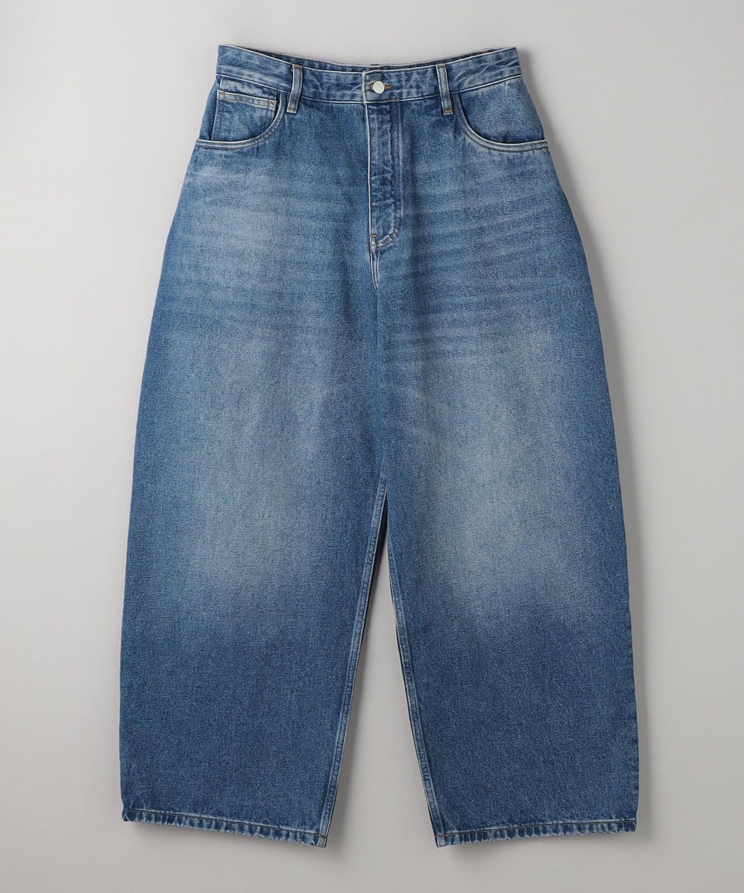 STUDIO NICHOLSON ダークブルー ワイドレッグ デニム Mサイズ