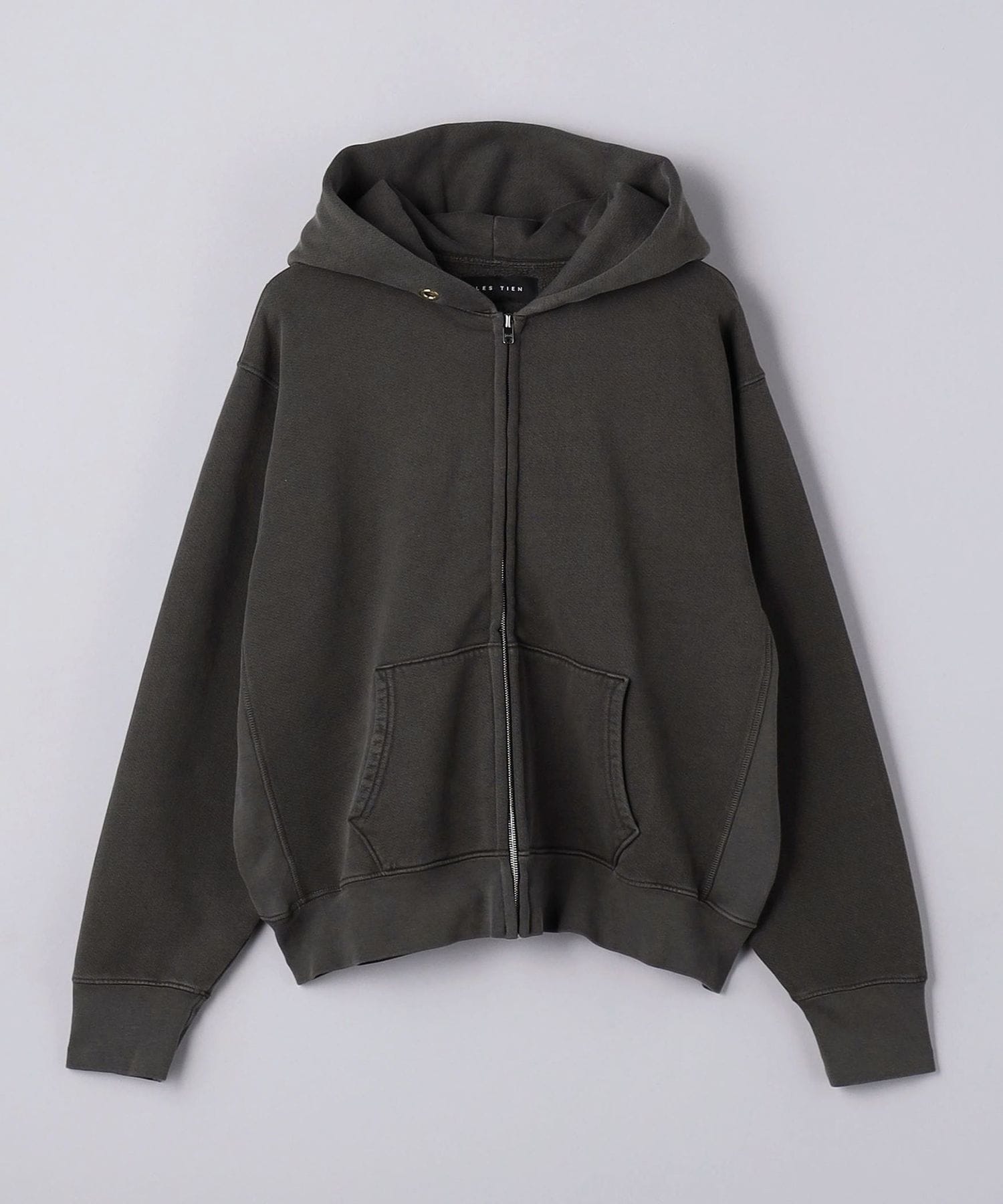 LES TIEN＞ Heavyweight Zip Hoodie/ジップフーディ