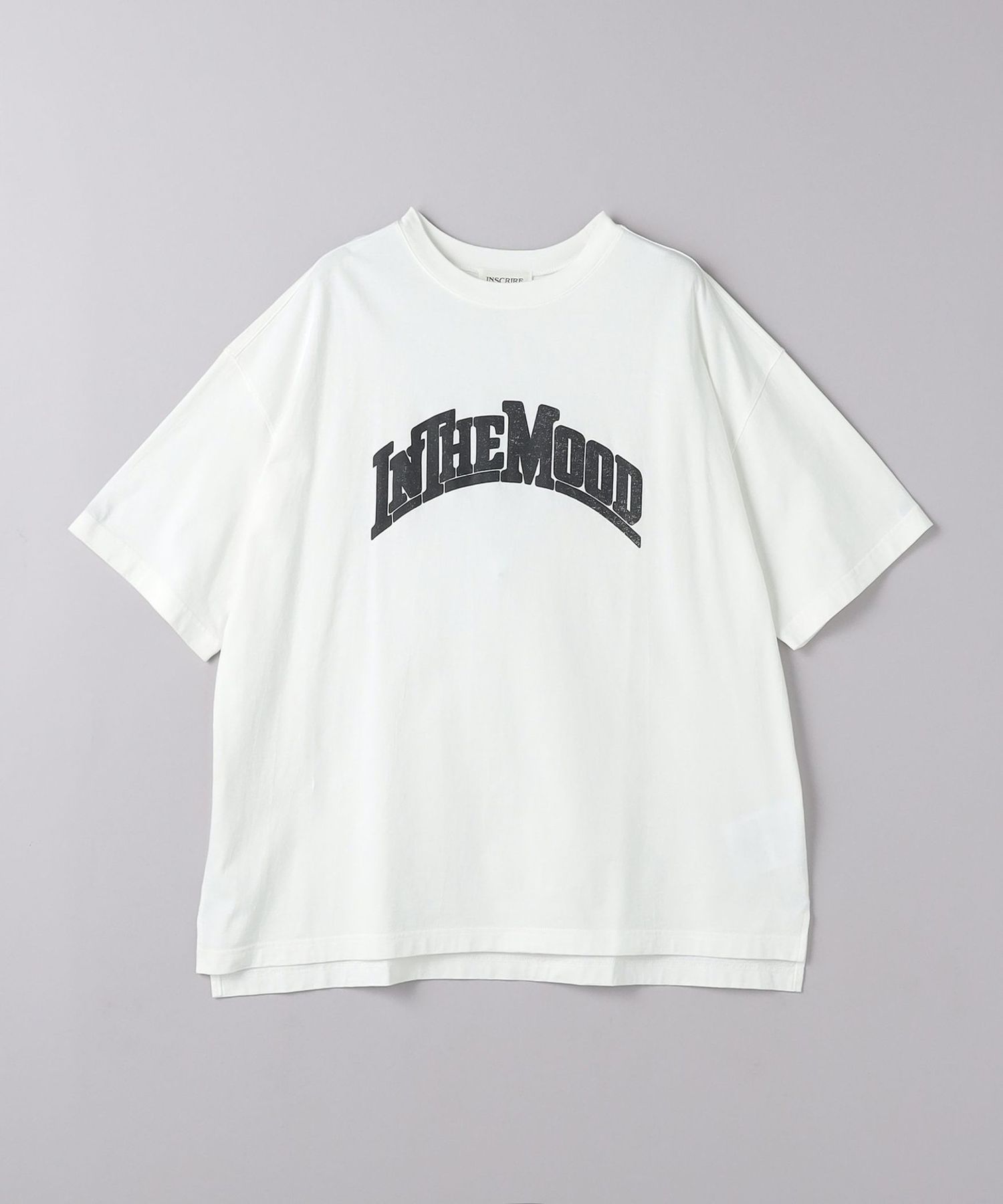 INSCRIRE 22SS ロゴプリント Tシャツ INSCRIRE＞ Print Tee/プリントTシャツ
