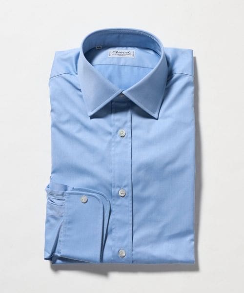 Charvet/＜Charvet＞ブルー ポプリン シャツ/シャツ / ブラウス