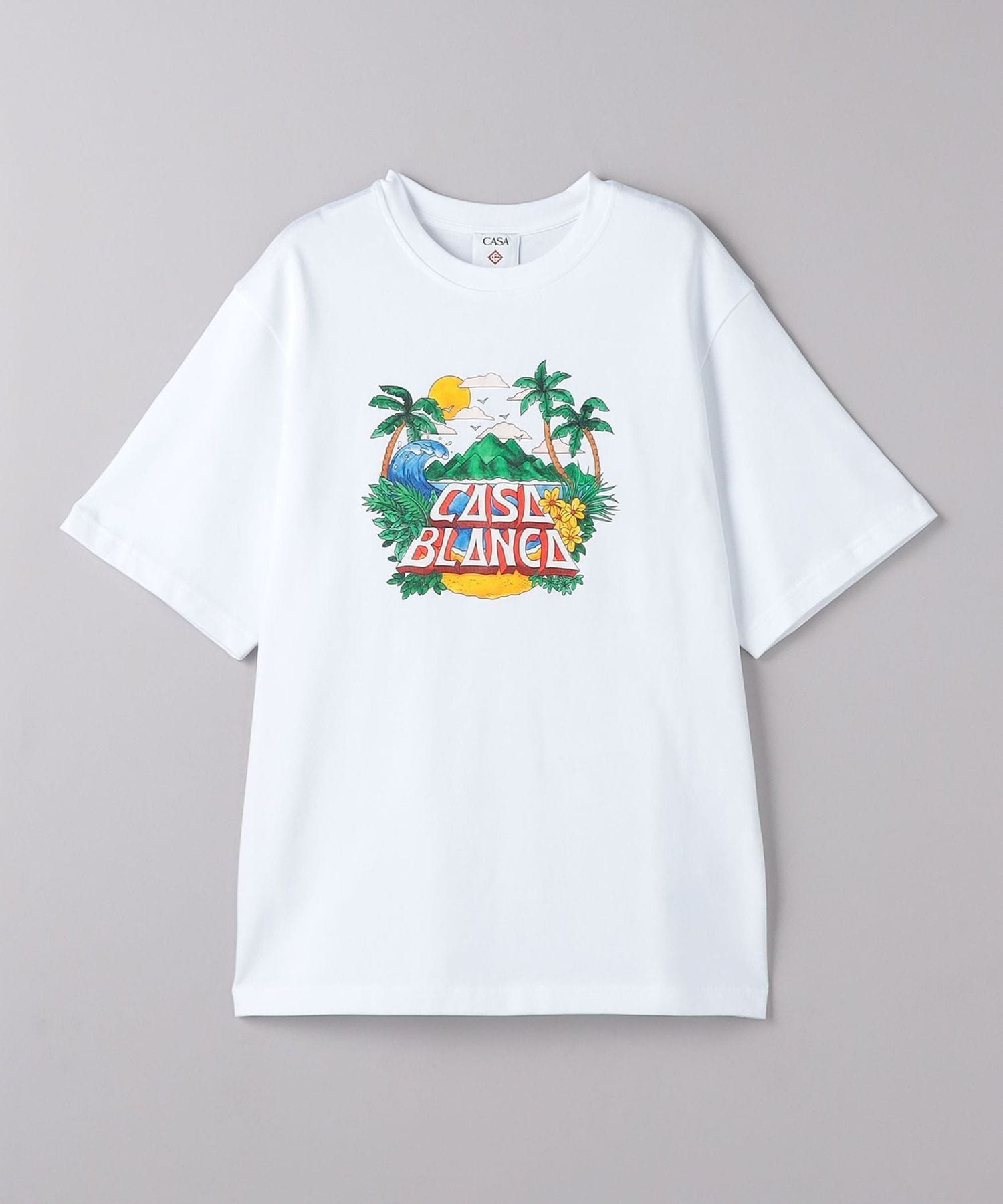 CASABLANCA＞ BEACH WAVE T―SHIRT/Tシャツ