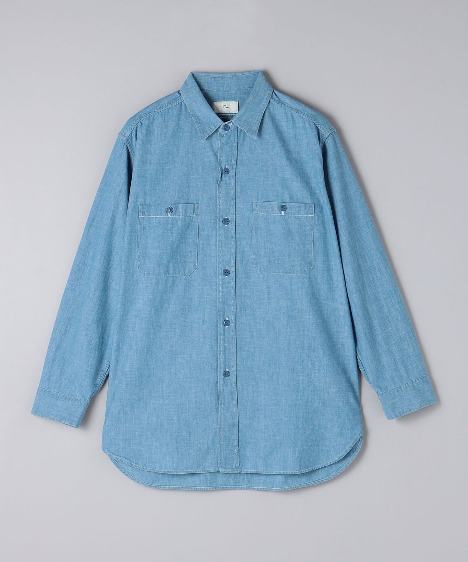 HERILLU.S.N Chambray shirt サイズ0 HERILLU.S.N Chambray shirt サイズ0