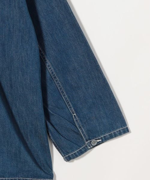 ② フレッシュサービス デニムプルオーバーシャツ Mサイズ ワンウォッシュ FreshService＞ DENIM PULLOVER SHIRT/デニムプルオーバーシャツ
