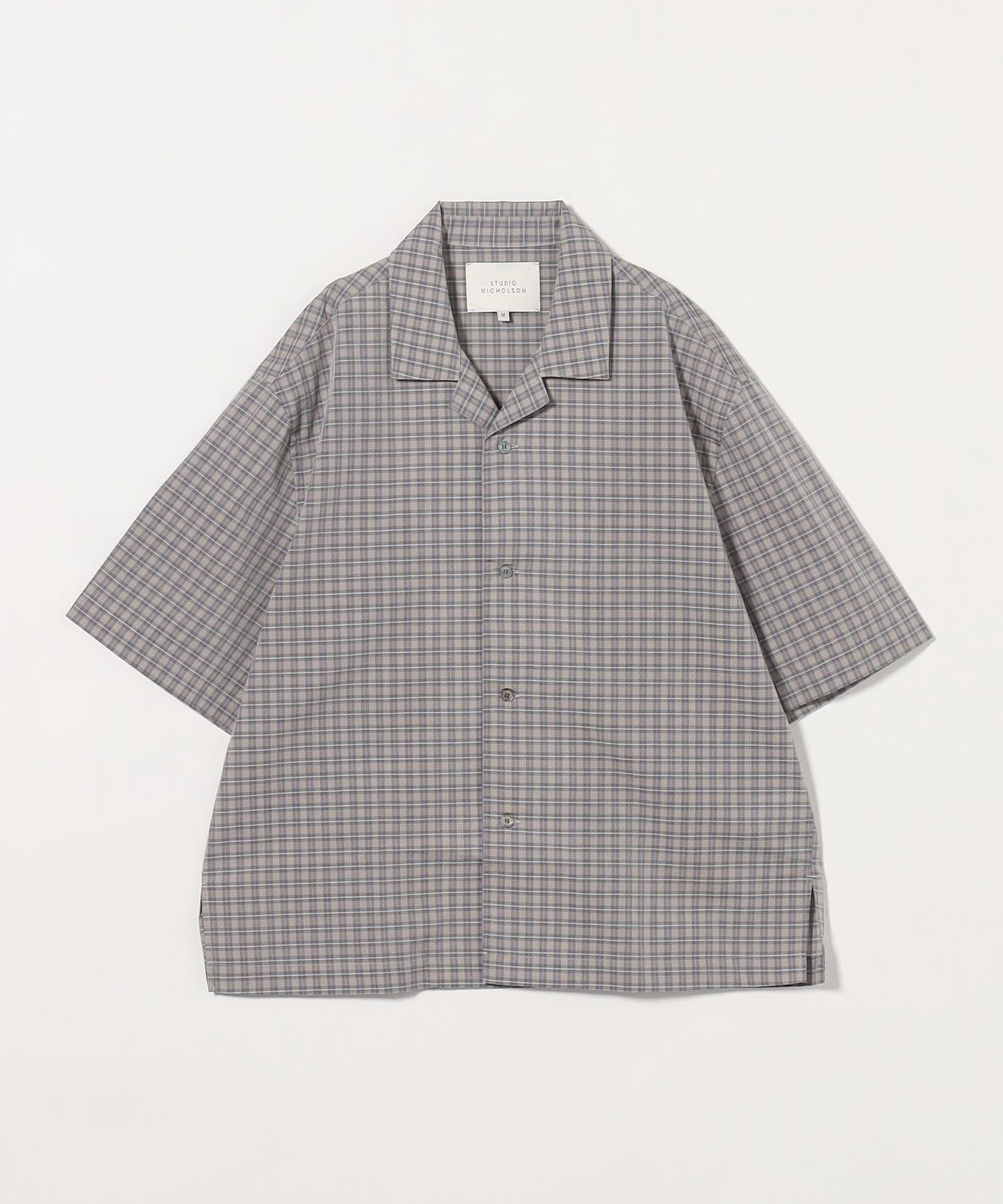 STUDIO NICHOLSON COCKLE 開襟シャツ ボックスシルエット Studio Nicholson(スタジオニコルソン) 