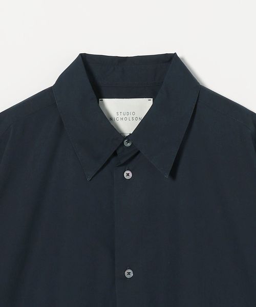 STUDIO NICHOLSON - オープンカラー チェックシャツ Studio Nicholson チェック シャツ | ニュートラル | FARFETCH JP