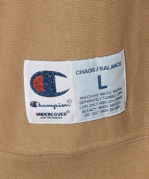UNDERCOVER Champion スウェット L キャメル Champion × UNDERCOVER