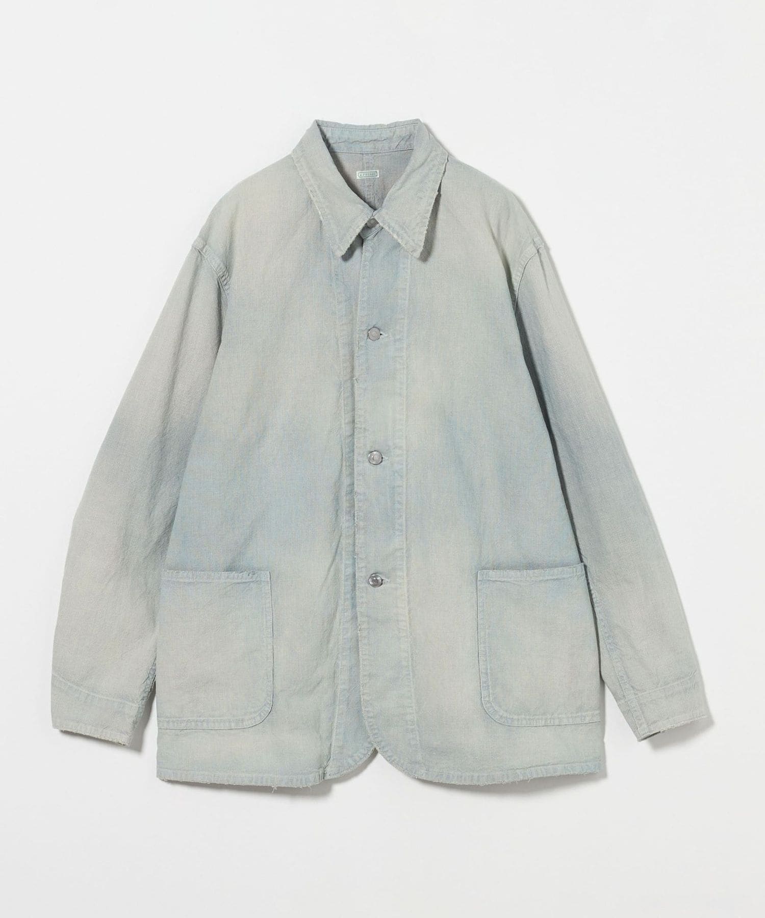 ちこ【美品】a.presse カバーオール size1 A.PRESSE＞ Indigo Pin Check Coverall/カバーオールジャケット