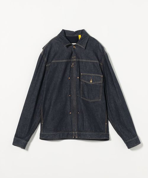 【Nobu】モンクレール　× デニムジャケット Moncler デニムジャケット | ブルー | FARFETCH JP